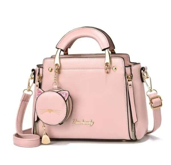 Cartera de mano elegante con Monedero Gatuno